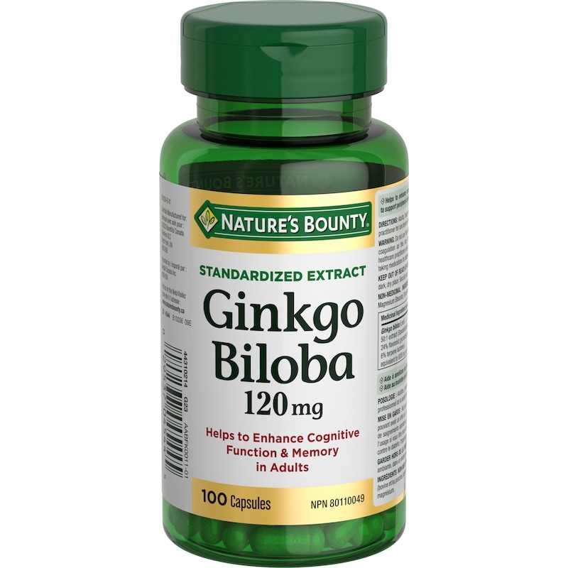 Ginkgo Biloba, For Cognitive Function & Memory
