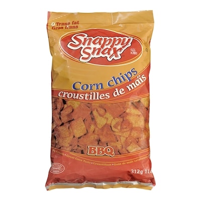 Snappy Snax Croustilles de maïs barbecue casher 312 g, 1,28 $/100g