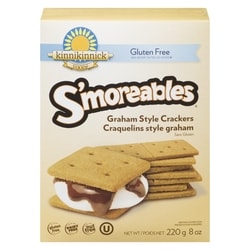 Kinnikinnick Craquelins S’moreables style Graham 220 g, 2,72 $/100g
