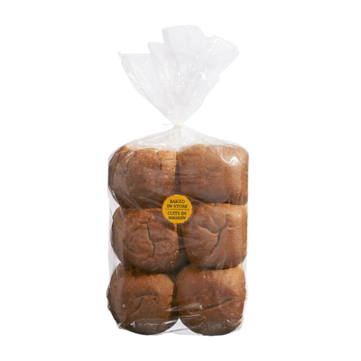 null Dinner Rolls 60% Whole Wheat 12x1.0 ea