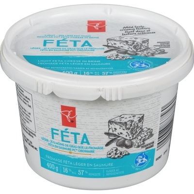 le Choix du Président Fromage Féta Léger Dans La Saumure 400 g, 3,13 $/100g