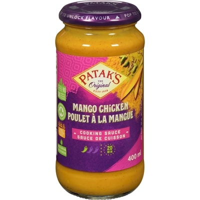 Pataks Mango Chicken Cooking Sauce 400 ml, $1.00/100ml