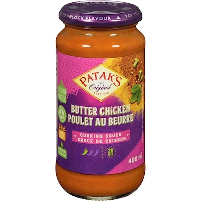 Pataks Butter Chicken Cooking Sauce 400 ml, $1.00/100ml
