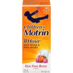 Motrin Children's Fever & Pain Relief Liquid 120 ml, $9.99/100ml