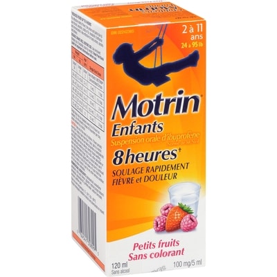 Suspension orale pour le soulagement de la fièvre et de la douleur pour enfants