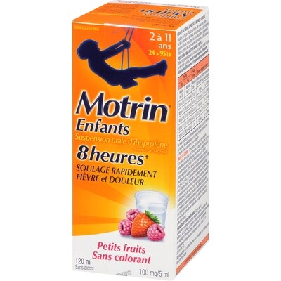 Suspension orale pour le soulagement de la fièvre et de la douleur pour enfants