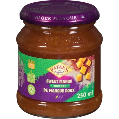 Pataks Sweet Mango Chutney 250 ml, $2.60/100ml