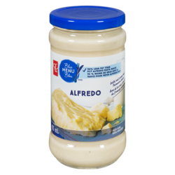PC Blue Menu Blue Menu Alfredo Pasta Sauce 410 ml, $0.79/100ml