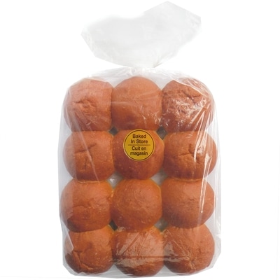 null White Buns Dinner Rolls 1 ea