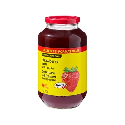 No Name Strawberry Jam with Pectin 1 l, $0.70/100ml