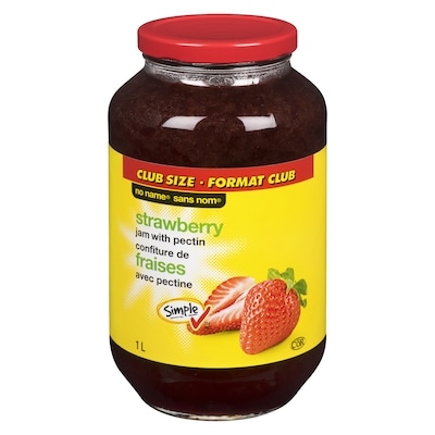 No Name Strawberry Jam with Pectin 1 l, $0.70/100ml