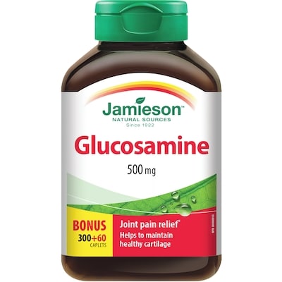 Jamieson Glucosamine Sulfate Caplets 500 mg 360 ea, $0.07/1ea
