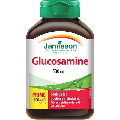 Jamieson Glucosamine 500 mg 360 ea, 0,07 $/1ch