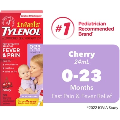 Tylenol Infant's Drops, Cherry 24 ml, $45.79/100ml