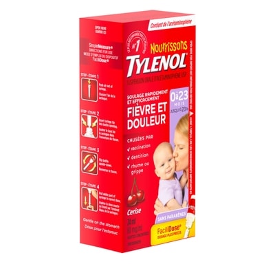 Gouttes pour nourrissons, Fièvre et douleur, Cerise