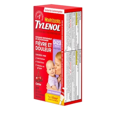 Gouttes pour nourrissons, Fièvre et douleur, Cerise