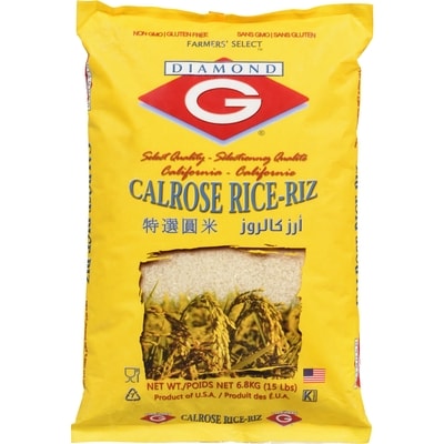 Diamond G Calrose Rice  6.8 kg, $0.28/100g