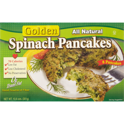 Golden Kosher Spinach Pancakes 301 g, $1.99/100g