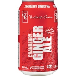 President's Choice Cranberry Ginger Ale 12x355.0 ml, $0.15/100ml
