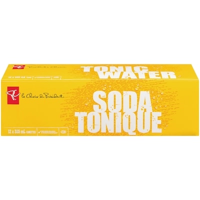 le Choix du Président Soda tonique 12x355.0 ml, 0,15 $/100ml