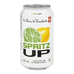 le Choix du Président Soda citron-lime Spritz-up, lot de 12 canettes 12x355.0 ml, 0,16 $/100ml