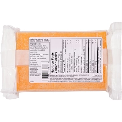 Bloc de fromage Cheddar Mi-fort, Format Club