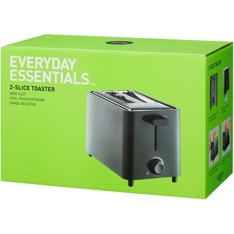 2-Slice Toaster, Black