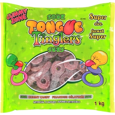 Gummy Zone Sour Gummy Candy Sour Super Size 1 kg, $0.68/100g