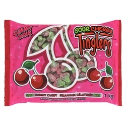 Gummy Zone Sour Cherry Tingler Candy - 1 kg | Wholesale Club
