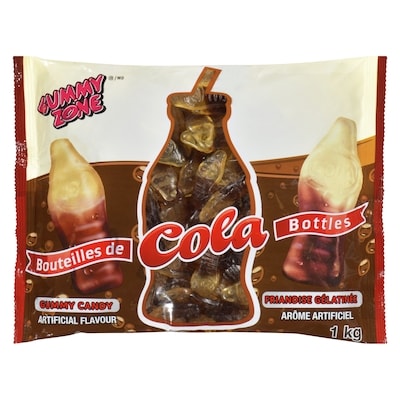 Gummy Zone Bouteilles de Cola 1 kg, 0,68 $/100g