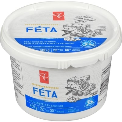 le Choix du Président Fromage Féta Dans La Saumure 400 g, 3,13 $/100g