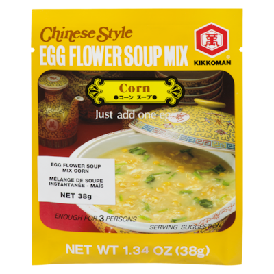 Kikkoman Préparation pour soupe de maïs aux fleurs d’œufs 38 g, 13,13 $/100g