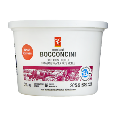President's Choice Bocconcini 200 g, $3.50/100g
