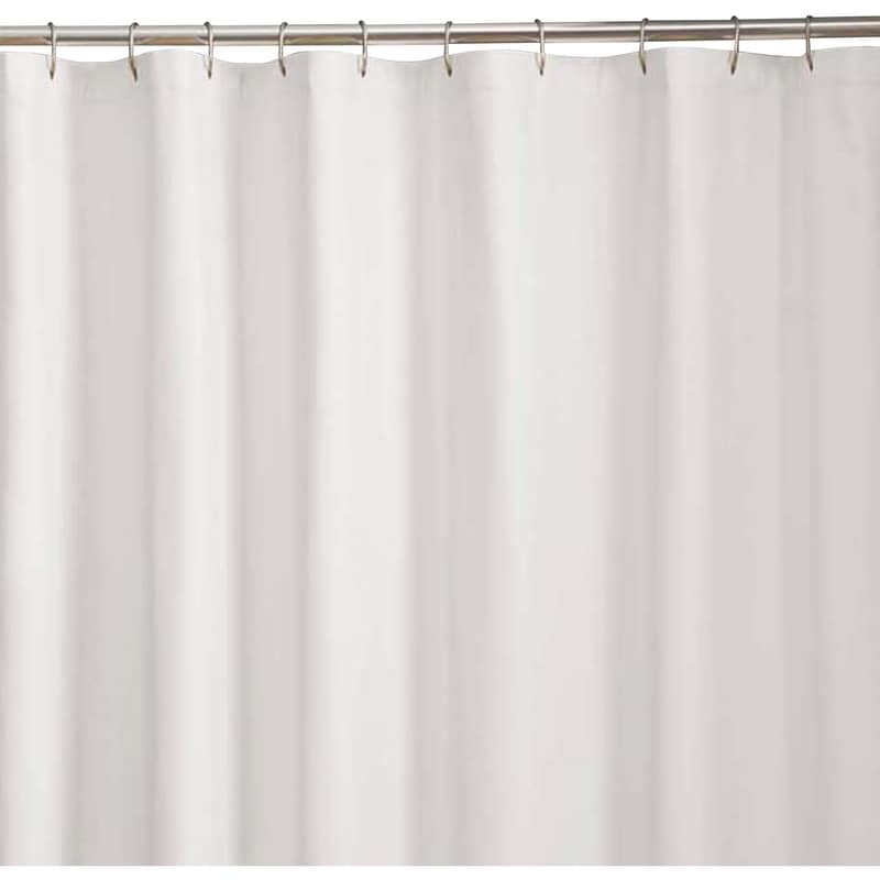 Fabric Shower Curtain Liner, Bone
