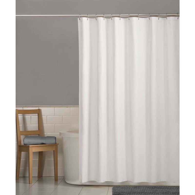 Fabric Shower Curtain Liner, Bone