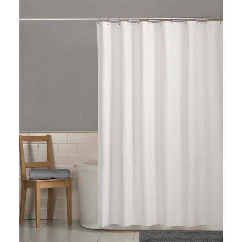 Fabric Shower Curtain Liner, Bone