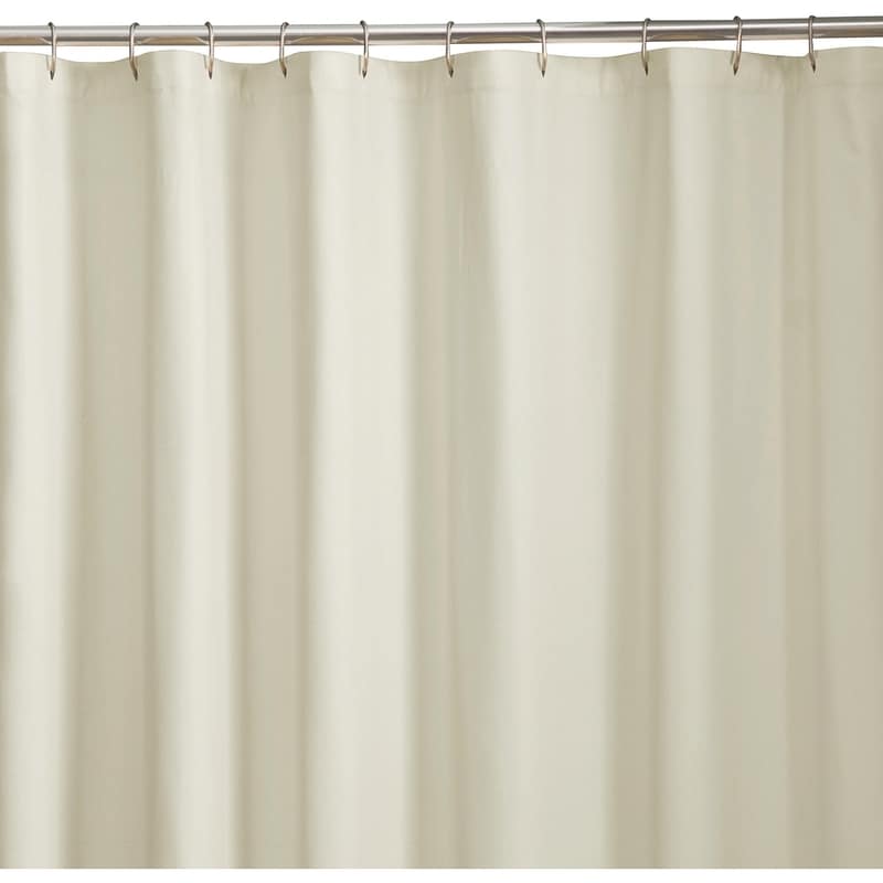 Fabric Shower Curtain Liner, Bone