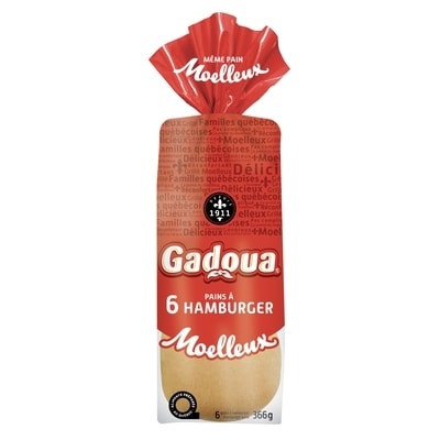 Gadoua Pains à hamburger - 6 366 g, 1,09 $/100g