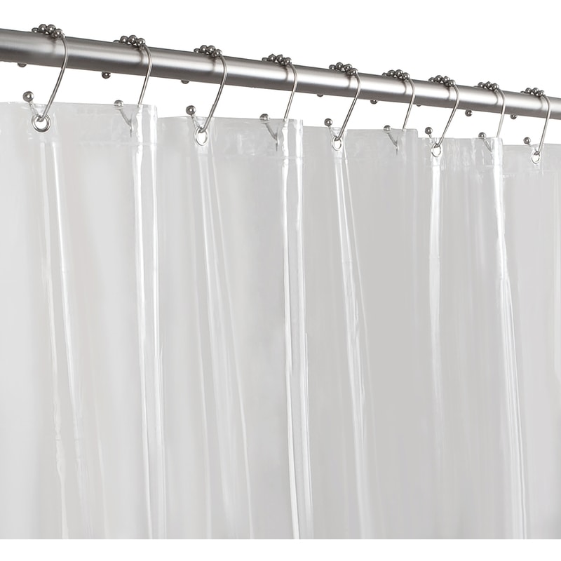 Soft PEVA Shower Curtain Liner, Clear