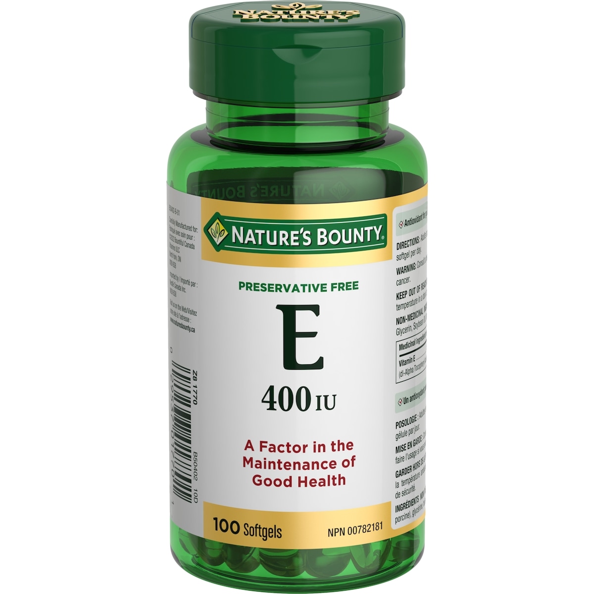 Nature's Bounty Vitamin E 100 ea, $0.17/1ea