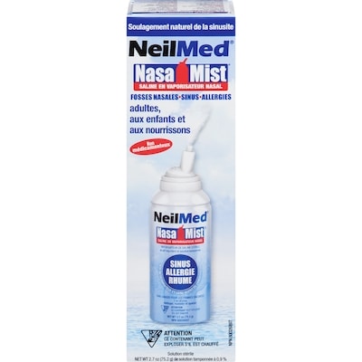 NeilMed Solution saline en vaporisateur 75 ml, 13,99 $/100ml