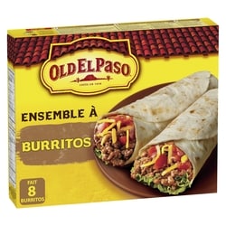 Old El Paso Ensemble à Burritos 510 g, 0,74 $/100g