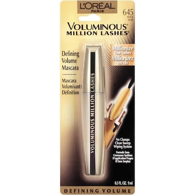 L'Oreal Paris Voluminous Million Lashes Mascara, Black 10 ml, $150.00/100ml