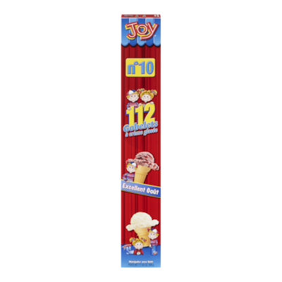 Joie Distributeur de cornets à crème glacée no 10 8x112.0 ea