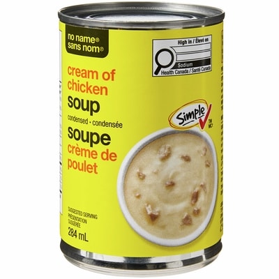 Sans Nom Soupe condensée crème de poulet 284 ml, 0,53 $/100ml