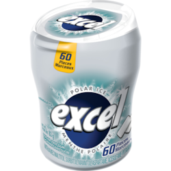 Wrigley’s Excel Menthe Polaire 60 morceaux 6x83.0 g, 5,02 $/100g