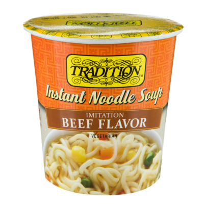 Tradition Soupe instantanée nouilles et bœuf casher 70 g, 2,86 $/100g