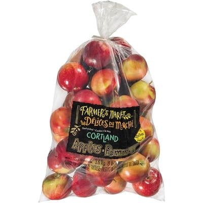 Farmer's Market Cortland Apples 3.63 kg, $0.22/100g