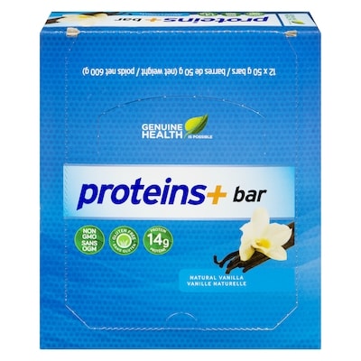 Genuine Health Proteins+ Express, Vanilla 50 g, $8.58/100g