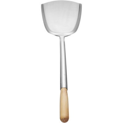 null Spatule chinoise en acier inoxydable avec manche en bois 1 ea, 10,99 $/1ch